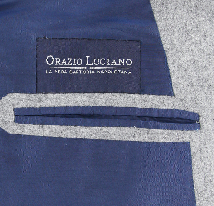Orazio Luciano Light Gray Suit – Size: 46 US / 56 EU