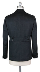 Orazio Luciano Gray Cashmere Solid Peacoat - (JKTX1) - Parent