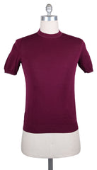 Svevo Parma Burgundy Red Sweater - Short Sleeve - Large/52 - (SVMP0002V21P)