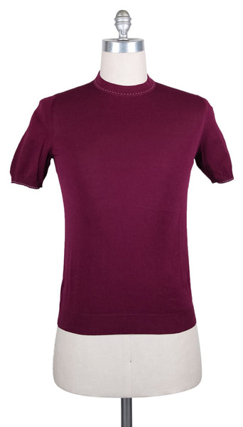 Svevo Parma Burgundy Red Sweater - Short Sleeve - (SVMP0002V21P) - Parent