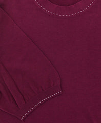 Svevo Parma Burgundy Red Sweater - Short Sleeve - (SVMP0002V21P) - Parent