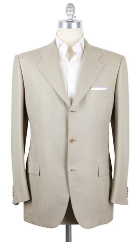 Kiton Beige Sportcoat – Size: 44 US / 54 EU